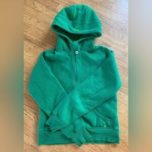 Glow hooded sweatshirt in green. Size large vintage 90s